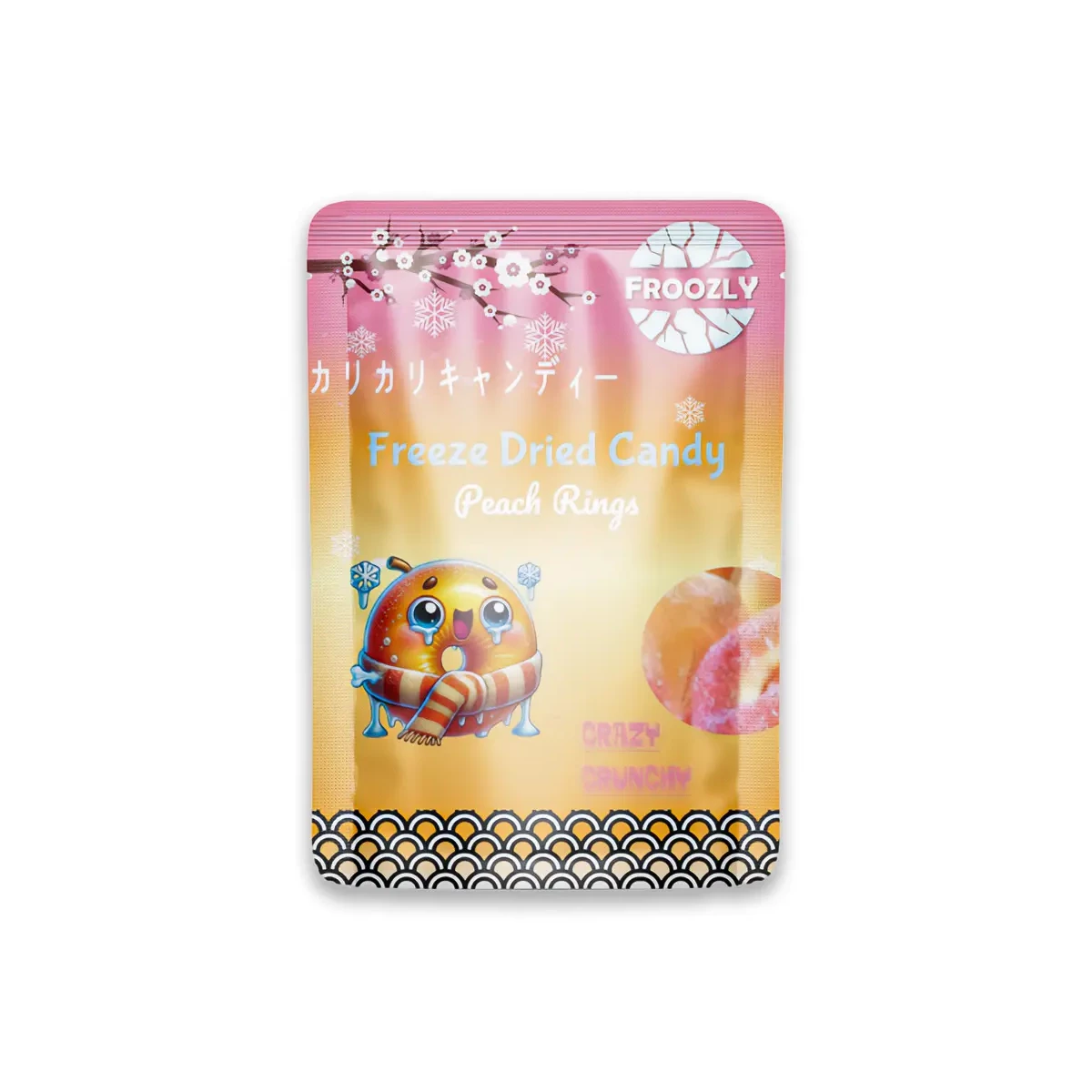 Froozly Freeze Dried Candy - Peach Rings 42g