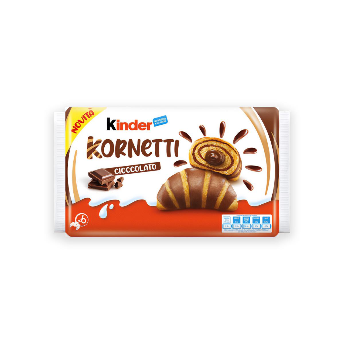 Kinder Kornetti Choco 252g