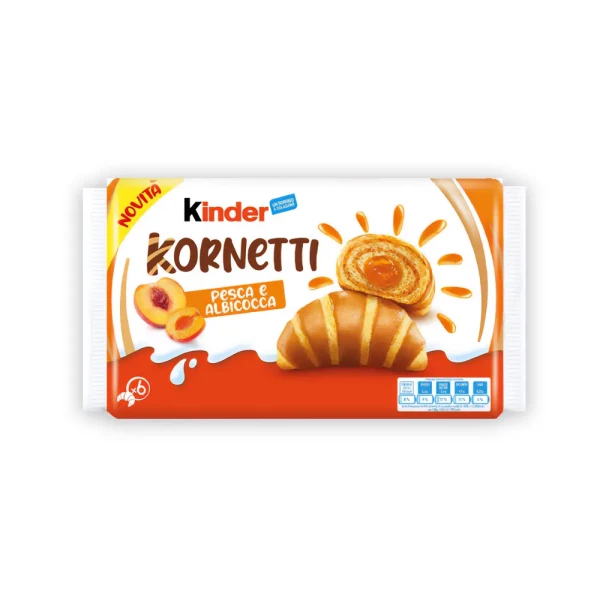 Kinder Kornetti Pesca e Albicocca 252g