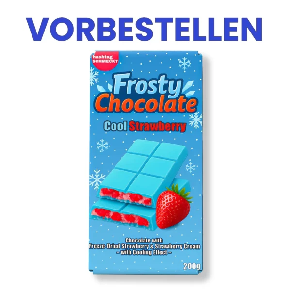 hashtag schmeckt-Frosty Chocolate Cool Strawberry 200g