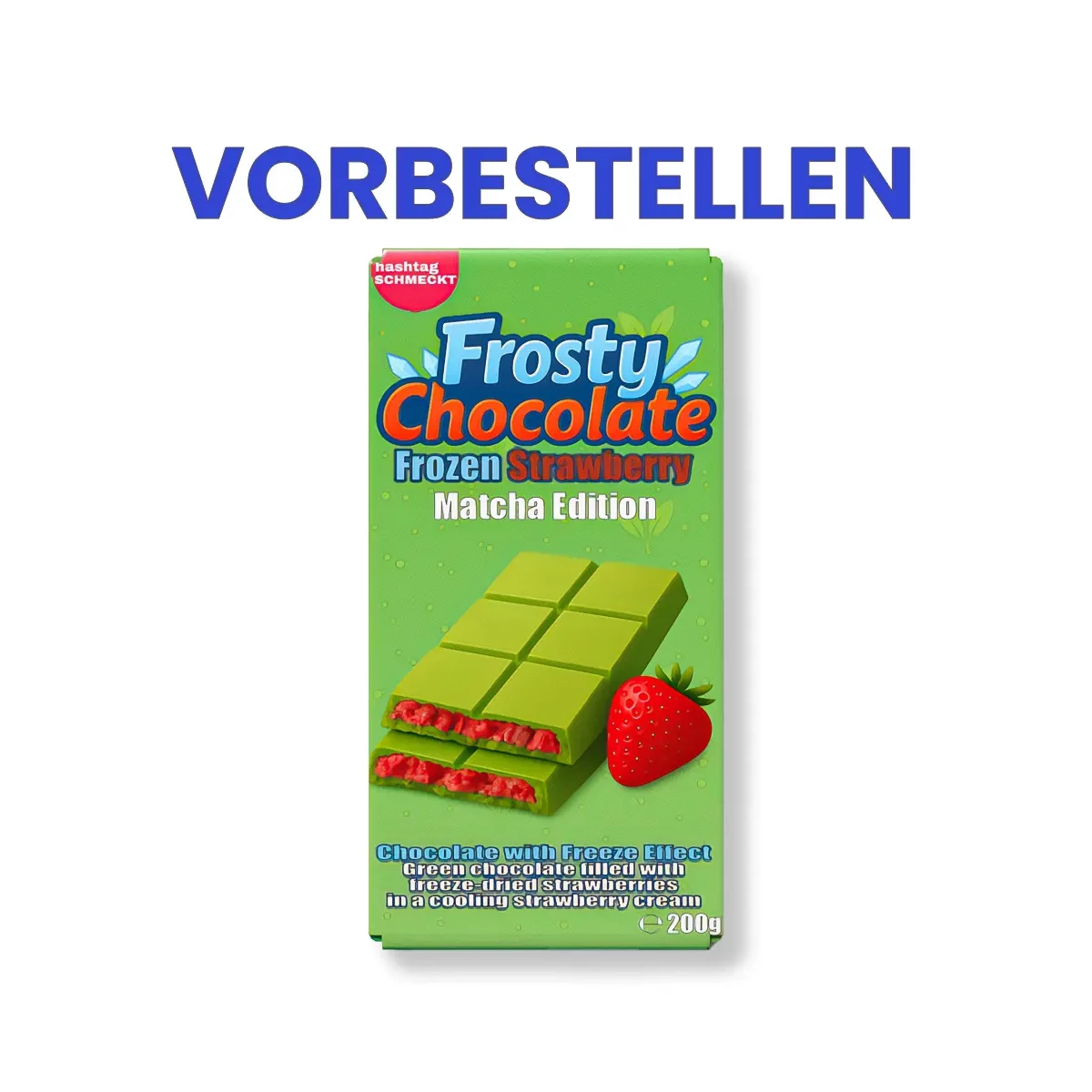 hashtag schmeckt-Frosty Chocolate Frozen Strawberry -...