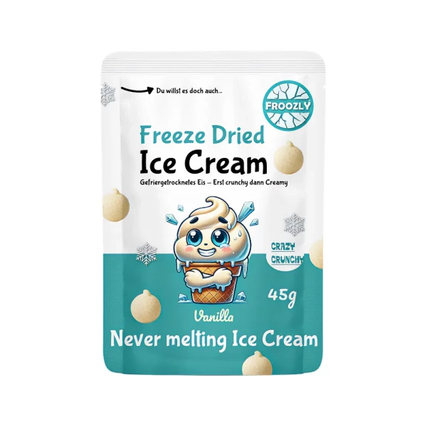 Froozly Freeze Dried Ice Cream- Vanilla Ice 45g