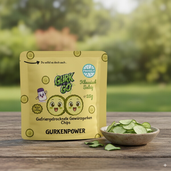 Froozly Gefriergetrocknete Gewürzgurken - Klassisch 25g