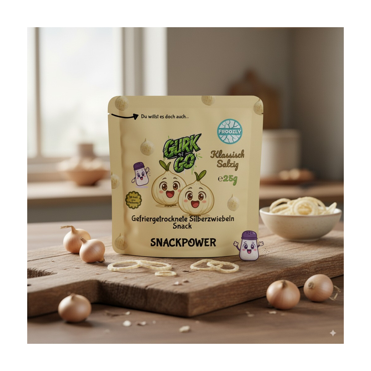 Froozly Gefriergetrocknete Silberzwiebeln - Onions 25g