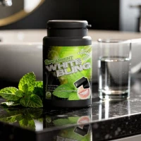 White Bling - Aktivkohlekaugummi - Spearmint by Pietro Lombardi