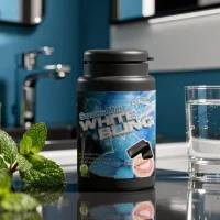 White Bling - Aktivkohlekaugummi Strong Mint by Pietro Lombardi